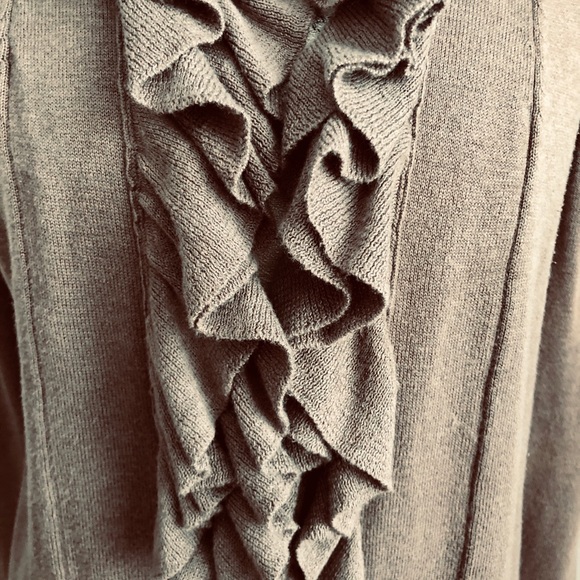 The Limited Brown Open Front Cardigan - Picture 3 of 6